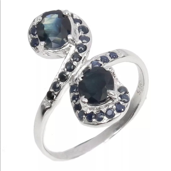 Genuine Rich Blue, Elegant Sapphire Ring - Picture 3 of 3